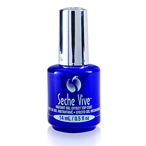 Seche Vive Gel Effect Top Coat 0.5oz, boxed - Image 2