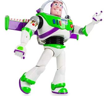 Disney Advanced Talking Buzz Lightyear Action Figure 12″ (Official Disney Product)
