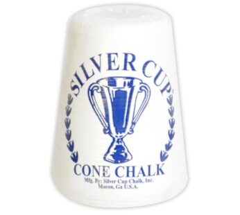 Hathaway Silver Cup Cone Talc Chalk, White