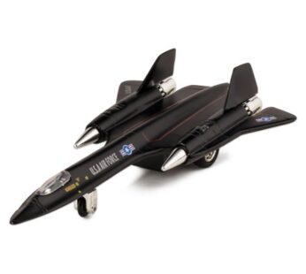 United States Air Force SR-71A Blackbird 8″ Die Cast Metal Pull Back Action Model Jet T