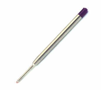 Monteverde Ballpoint Refill to Fit Parker Ballpoint Pens, Medium Point, Soft Roll, Purple,