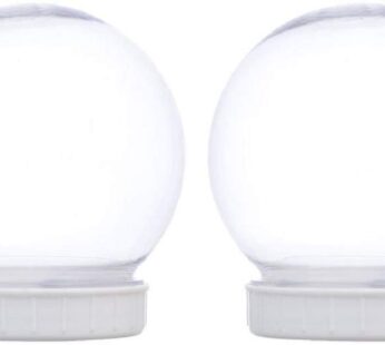 DIY Make Your Own Shatterproof Snowglobe – Set of 2