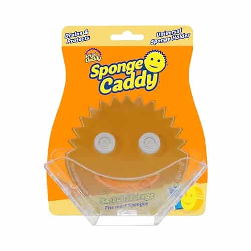 Scrub Daddy Sponge Holder - Sponge Caddy for Kitchen Organization - Self Draining, Dishwas