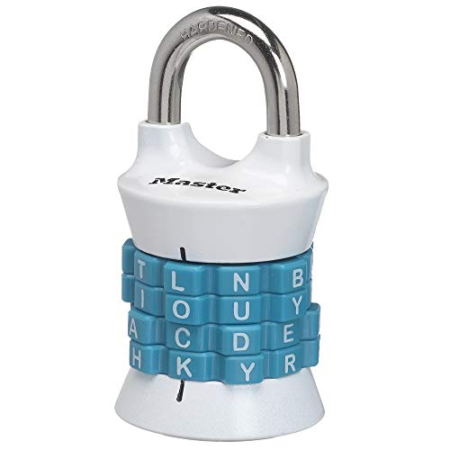 Master Lock Word Combination Lock, Set Your Own Word Lock for Gym and School Lockers, Colo - Image 2