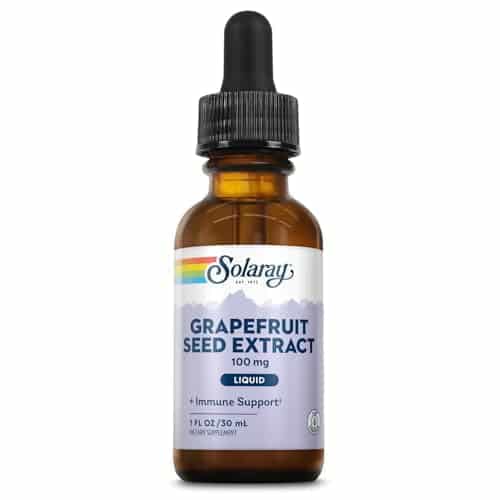 SOLARAY Grapefruit Seed Extract Liquid 100mg - Immune Support Supplement w/Antioxidants an