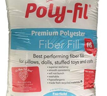 Fairfield The Original Poly-Fil, Premium Polyester Fiber Fill, Soft Pillow Stuffing, Stuff