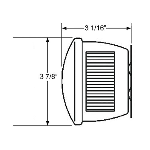 Blazer B55UW 3-7/8" Round Stop / Tail / Turn Light , Red - Image 5