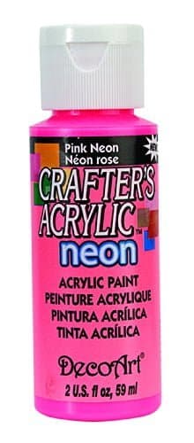 Crafter's Acrylic All Purpose Paint 2 Ounces-Pink Neon