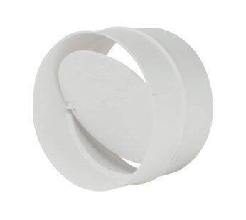 Ducting Pipe Non Return Valve, Round Duct Rigid Tube Connector with Shutter Extractor Fan
