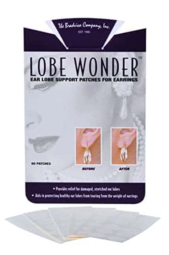 Lobe Wonder - The ORIGINAL Ear Lobe Support Patch for Pierced Ears - Eliminates the Look o - Image 2