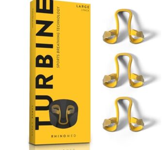 Rhinomed Turbine Nasal Dilator for Athletic Breathing | Large 3pk | Improves Airflow Durin