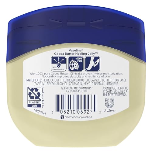 Vaseline Petroleum Jelly, Cocoa Butter, 7.5 Oz - Image 2