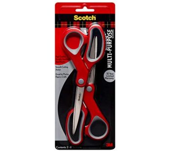 Scotch? Multi-Purpose Scissor, 8 in, 2-Pack