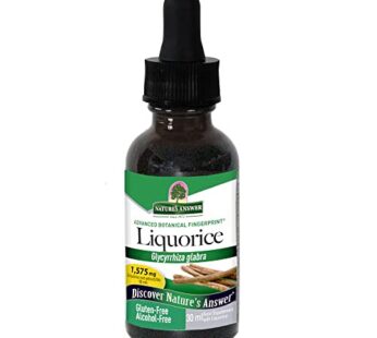 Nature’s Answer Licorice Root | Herbal Supplement | Supports Digestive Health | Non-GMO &