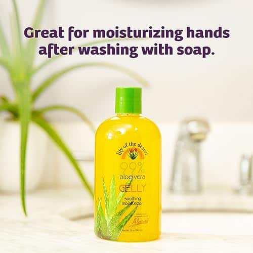 Lily Of The Desert Gelly Moisturizer - 99% Organic Aloe Vera Gel for Skin, After Sun Care - Image 4