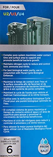 Fluval U Underwater Filter BioMax, Replacement Filter Media, Fish Aquarium, A495 - Image 2