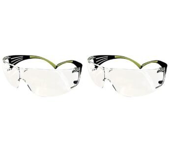 3M SF401AF SecureFit 400 Series Protective Eyewear, Clear Lens, Anti-Fog