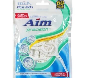 Aim Precision Floss Picks, 60-ct. Packs (Pack of 5)