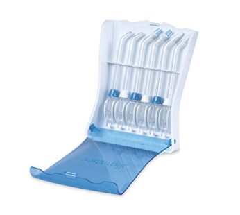 Waterpik Water Flosser Tips Storage Case and 6 Count Replacement Tips, Convenient, Hygieni