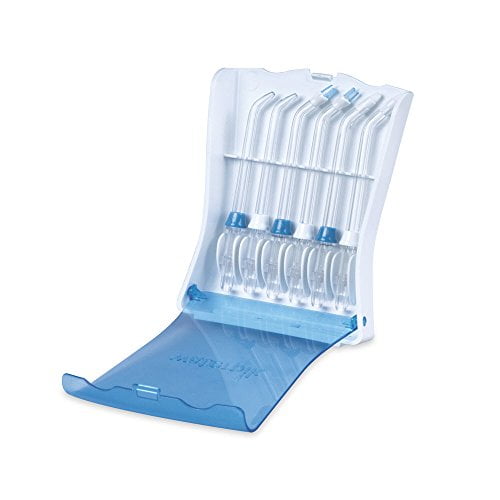 Waterpik Water Flosser Tips Storage Case and 6 Count Replacement Tips, Convenient, Hygieni
