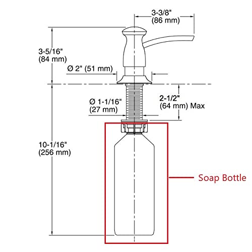 Kohler 1039513 Bottle For Soap Lotion Dispensers,White - Image 5