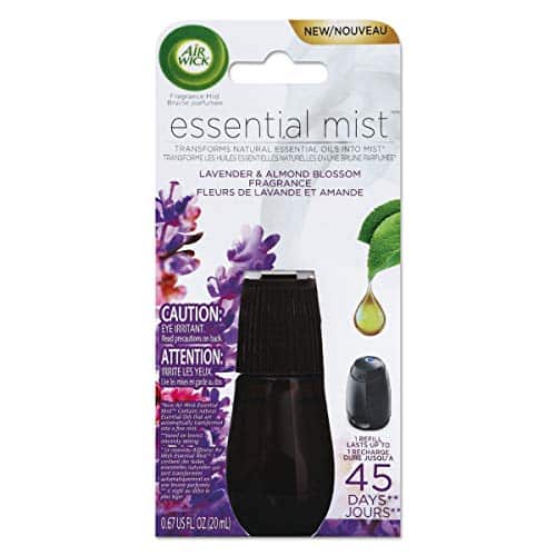 Air Wick Essential Mist Refill, 1 ct, Lavender and Almond Blossom, Essential Oils Diffuser