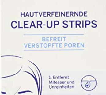 Nivea Visage Hautverfeinerndes Clear Up Strips, 6 Count, Cleansing, Skin Treatment Mask, F