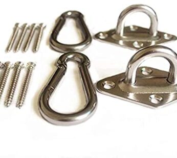 MHMYDZ 1000 lb Capacity Heavy Duty Hammock Hanging kit Ultra Durable Hammock Hooks Carabin