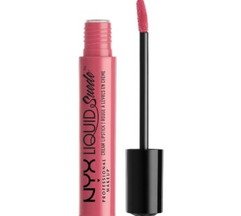 NYX PROFESSIONAL MAKEUP Liquid Suede Cream Lipstick – Tea Cookies (Muted Tea Rose Pink)