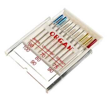 10pcs Organ HAX1 Needles Jeans Universal Stretch Combi Pack for Domestic Sewing Machine