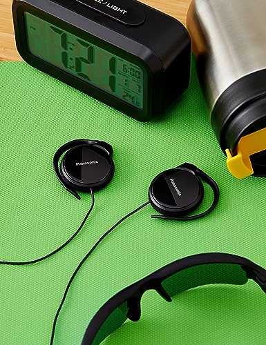 Panasonic- Rp-hs46e-k Slim Clip On Earphone - Black - Image 5