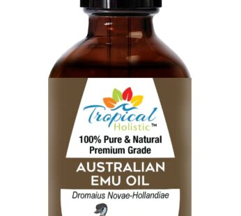 Tropical Holistic 100% Pure Australian Fully Refined Emu Oil 4 oz, Premium Grade Undiluted