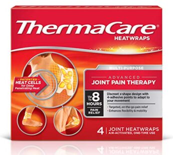 ThermaCare Portable Heating Pad, Joint and Muscle Pain Relief Patches, Multi-Purpose Heat