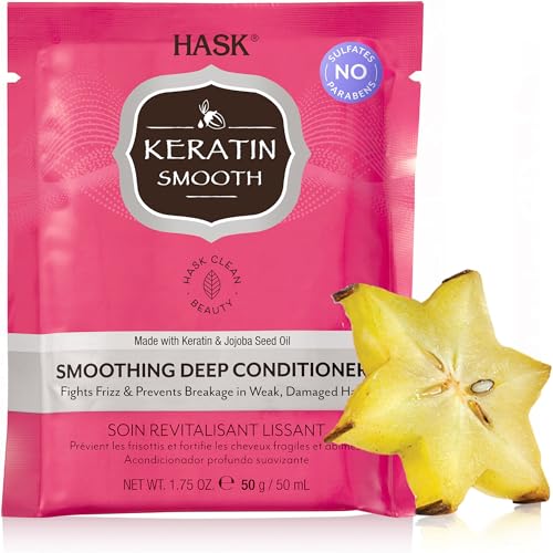 Hask Keratin Protein Smoothing Deep Conditioning Treatment Packet, 1.75 Ounce - Image 2