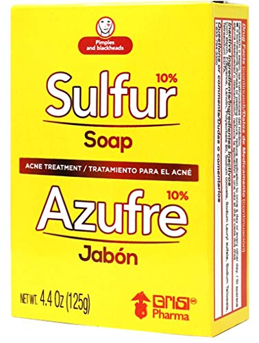Sulfur Acne Treatment Soap with Lanolin 4.40 Oz Bar - Image 2