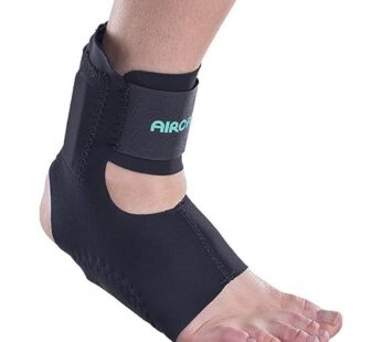 Aircast AirHeel Ankle Support Brace with Stabilizers, Small