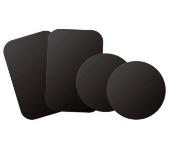 WixGear Mount Metal Plate with Adhesive for Magnetic Cradle-Less Mount – X4 Pack 2 Rectang