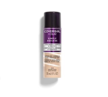 COVERGIRL+OLAY Simply Ageless 3-in-1 Liquid Foundation, Natural Beige