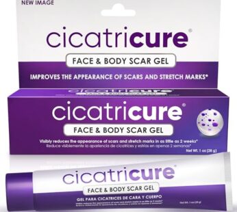 Cicatricure Face & Body Advanced Scar Gel, Scar Treatment for Old & New Scars, Fades Stret