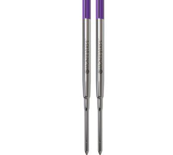Monteverde Ballpoint Refill to Fit Sheaffer Ballpoint Pens, Medium Point, Soft Roll, Purpl