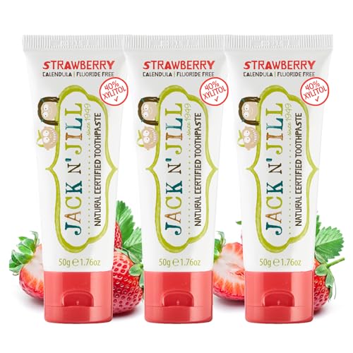 Jack N' Jill Natural Kids Toothpaste for Babies & Toddlers - Infant Toothpaste 6 Months &