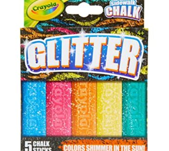 Crayola Glitter Chalk 5ct