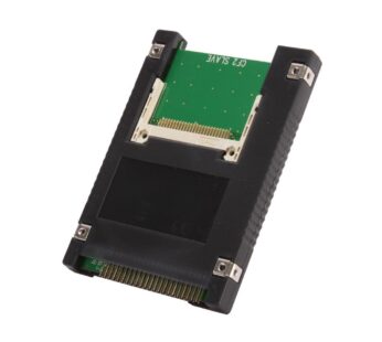 Syba Dual Compact Flash CF to 44 Pin IDE/PATA 2.5″ Adapter Enclosure, Black SD-ADA45006