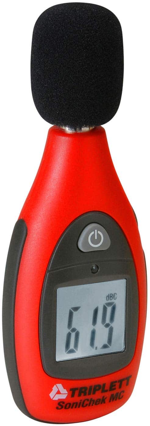 Triplett TSC-MC1 SoniChek Compact Decibel Sound Level Meter for Home Theater and Alarm Sys - Image 4
