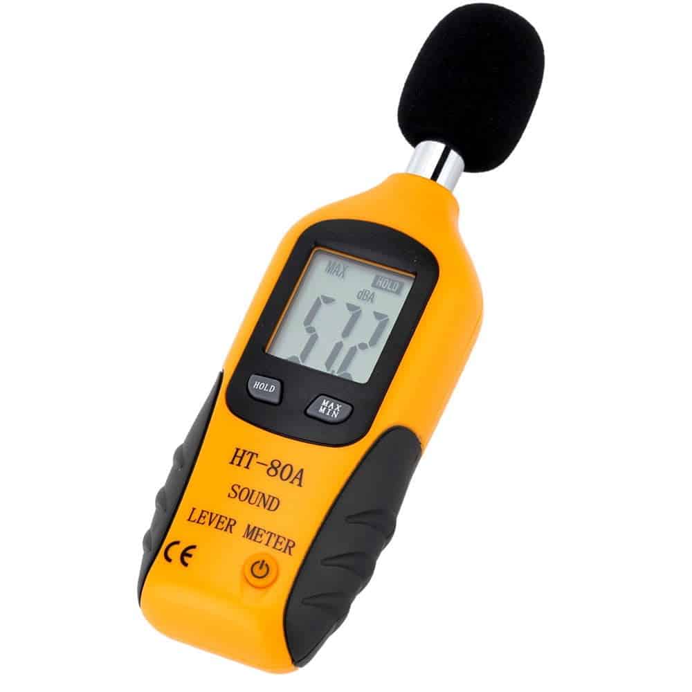 Mengshen Decibel Meter, Digital Sound Level Meter Handheld Audio Noise SPL Meter Tester wi