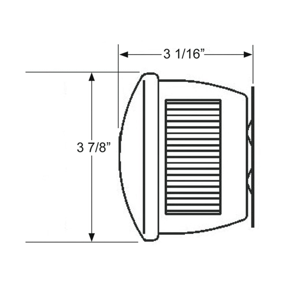 Blazer B55UW 3-7/8" Round Stop / Tail / Turn Light , Red - Image 3