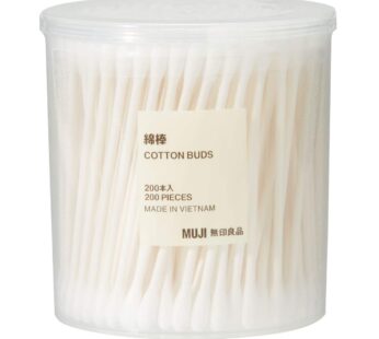 Muji Cotton Buds 200pcs inside White Color