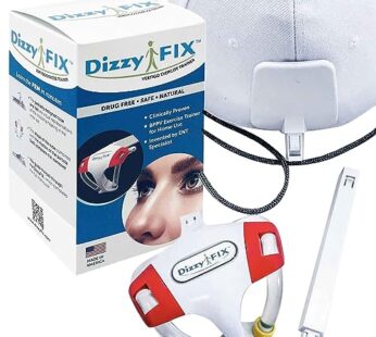 DizzyFIX Vertigo Relief Trainer for Benign Paroxysmal Positional Vertigo or BPPV, Inner Ea
