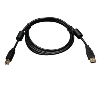 Tripp Lite USB 2.0 Hi-Speed A/B Cable with Ferrite Chokes (M/M) 6-ft. (U023-006), Black