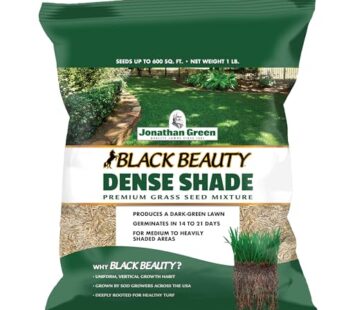 Jonathan Green (10622) Black Beauty Dense Shade Grass Seed – Cool Season Lawn Seed (1 lb)